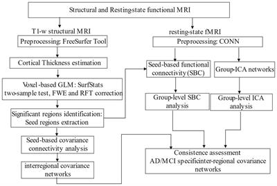 Alterations via inter-regional connective relationships in Alzheimer’s disease